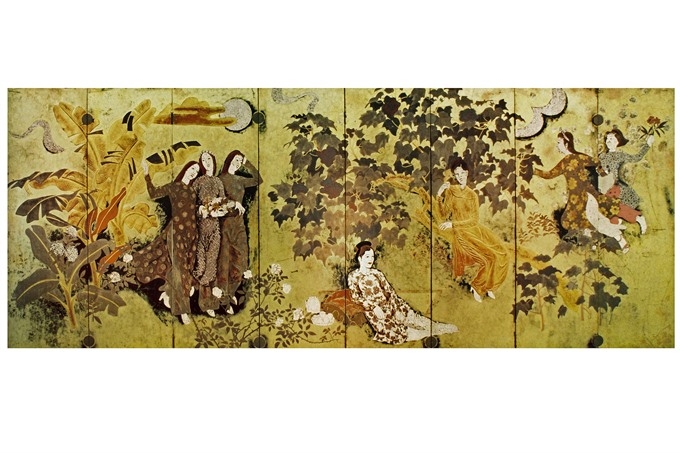 Lacquer paintings are a Vietnamese trademark