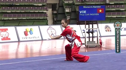 Linh, Vi bag wushu bronze in Taipei championships