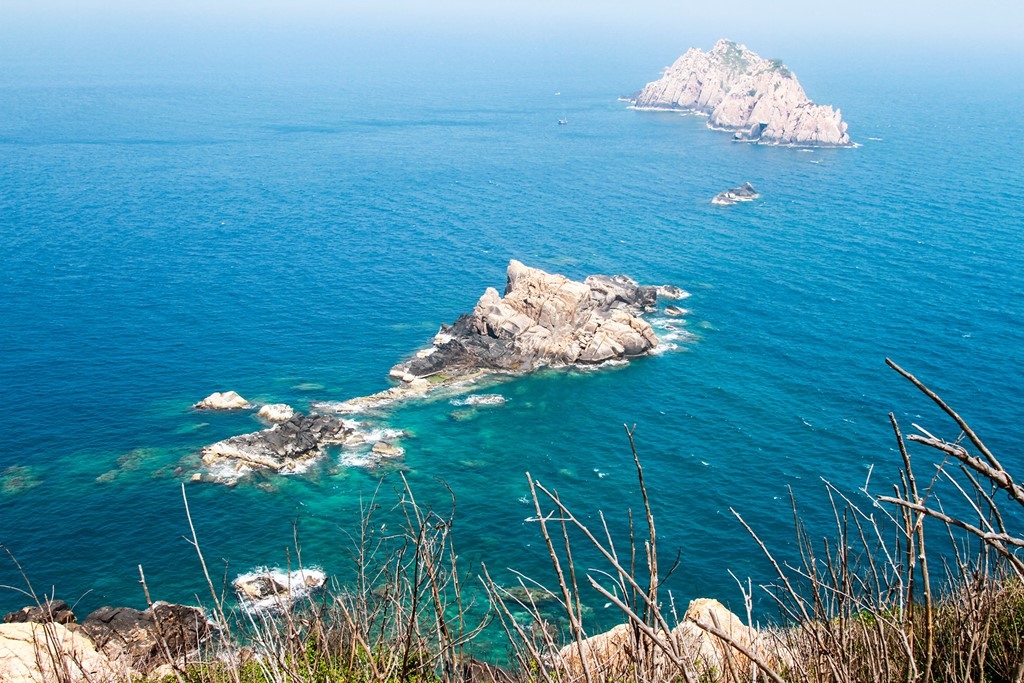 Nha Trang Bay viewed from Hon Lon Lighthouse