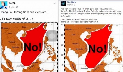 Vietnamese celebs reject China’s claim to East Vietnam Sea