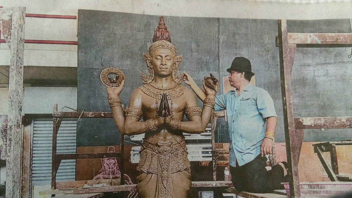 Sculptures for royal cremation ceremony near completion