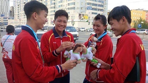 Sai takes high jump bronze at Children’s Games