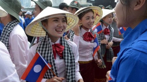 Southeast Asian youth ship anchored in HCM City