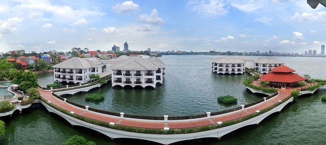 Most beautiful view from Presidential suite in Hanoi