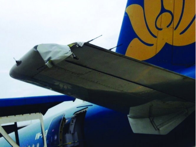 Tailplane damage causes Vietnam Airlines to cancel flight