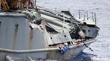 Chinese ships ram, damage Vietnam vessel