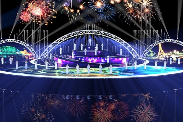 Stunning light shows at Danang fireworks festival