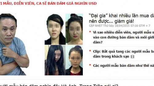Identity of Vietnamese sex workers should not be publicized: opinions