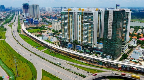 Panoramic views of Saigon Urban Rail Project