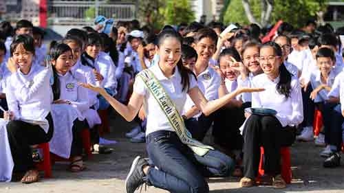 Nam Em revisits her childhood schools