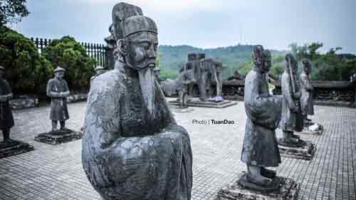 East meets West at Vietnamese Emperor's tomb