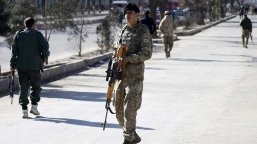 Suicide bomber strikes outside police office in Afghan capital