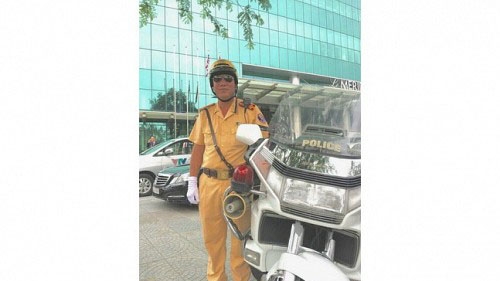 Meet the Vietnamese policeman who has escorted two US presidents