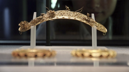 Millennia-old jewelry on display in former imperial city