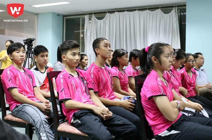 Professional training for badminton players in Thailand