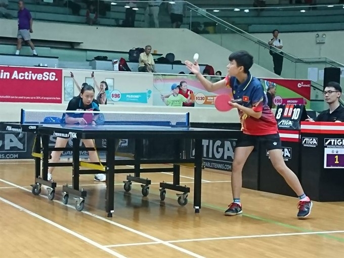 Vietnam cadets bring home table tennis silver