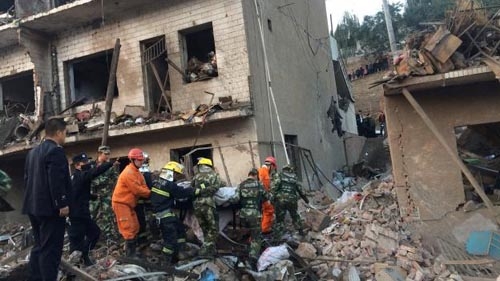 Blast kills seven, injures almost 100 in northwestern China