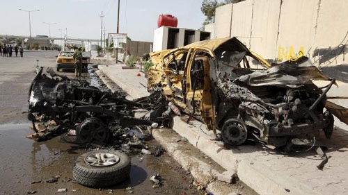 Bombs in Baghdad kill 14, including some Shi'ite pilgrims