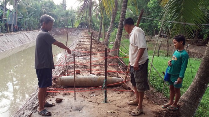 200-kilo bomb unearthed in southern Vietnam