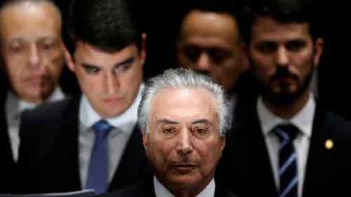 Brazil's Rousseff ousted by Senate, Temer sworn in