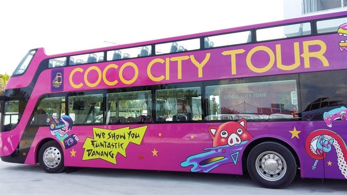 Open-top buses a hit in Danang