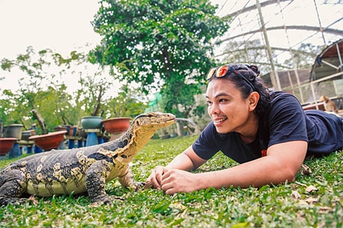 A home for pet reptiles becomes a mini zoo in southern Vietnam