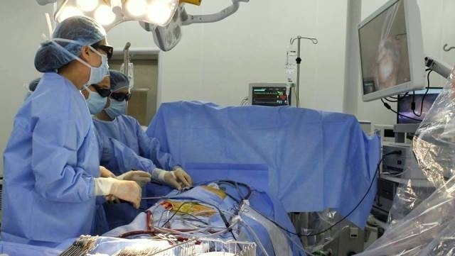 3D technology applied in cardiovascular surgery for the first time