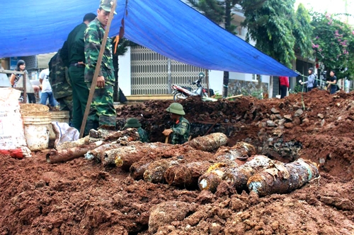 Massive batch of war-era ammunition unearthed in Vietnam