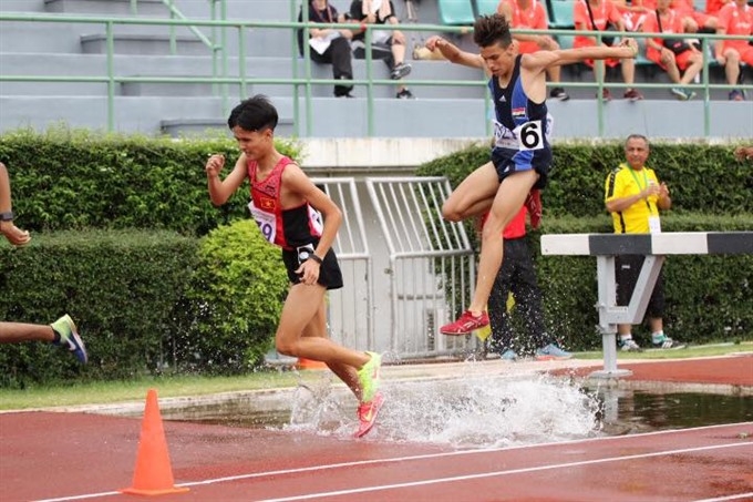 Han wins silver at Asian Youth Athletics