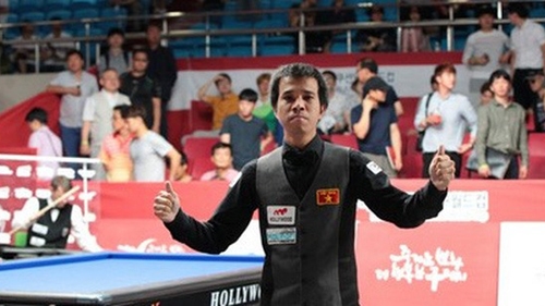 Vietnamese cueists in Carom Billiards 3-Cushion World Cup