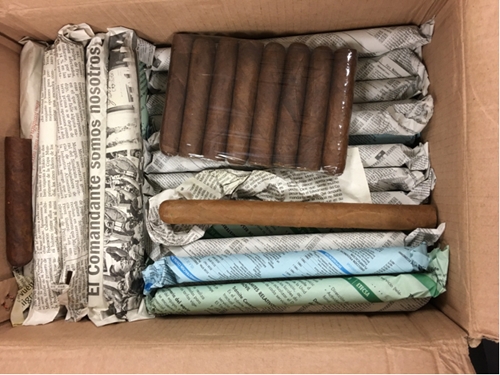 Hanoi customs seize 17,000 contraband cigars on flight from Cuba