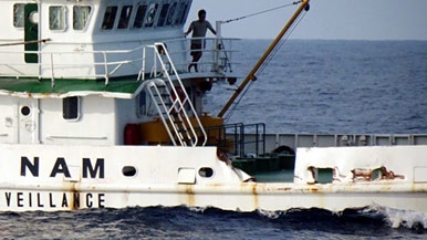 Chinese ships display mounting aggression