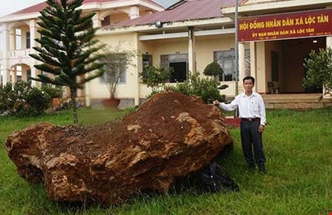 Vietnam police seize massive gemstone found by farmer