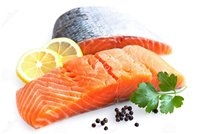 Wild Alaskan salmon at Café Cardinal