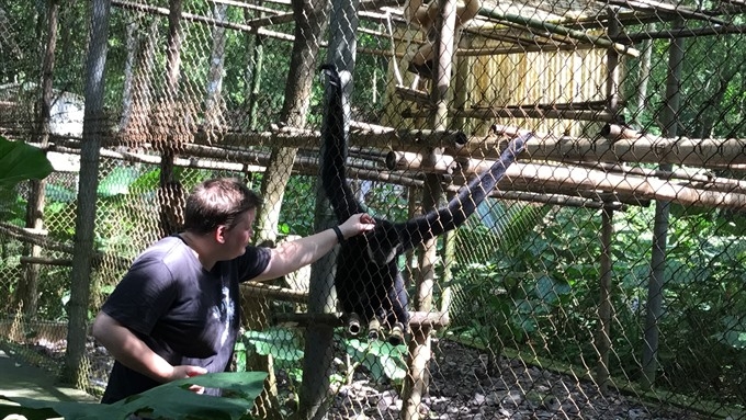 German zoo keeper finds a new family