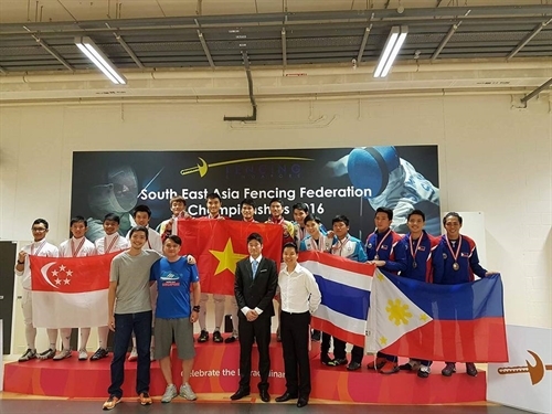 Vietnam triumph at regional fencing champs