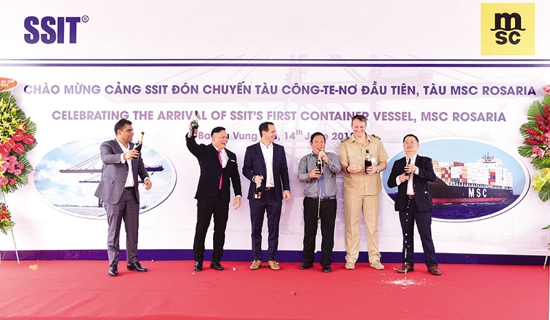 First container vessel received at the SSIT Port