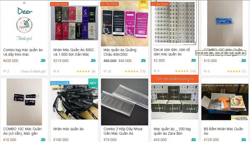 Vietnamese customers cornered by fake labels