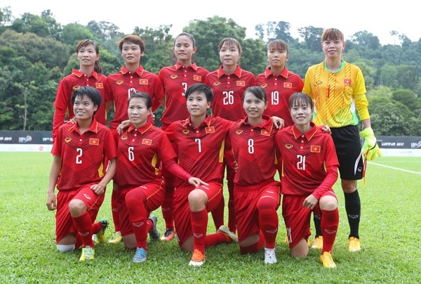 Vietnam’s female football team fall in rankings