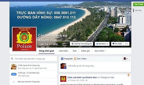 Vietnam police set up Facebook page to tackle crime
