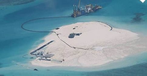 Turning reef into island: China is violating international law