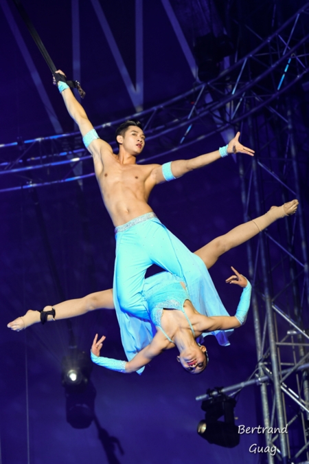 Flying high on love, Vietnamese acrobats win silver