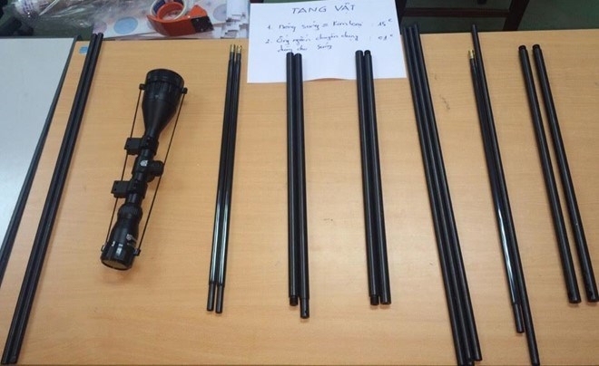 Hanoi customs probe gun smuggling from US, UK