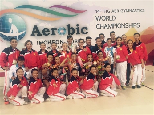 Vietnam wins four world Aerobic medals