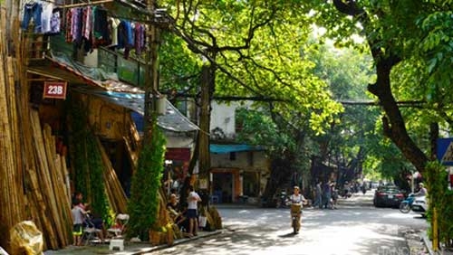 Hanoi’s Old Quarter in the afternoon