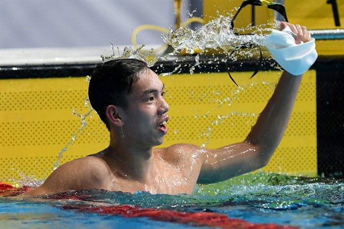 Hoang ready to take swimming gold at Youth Olympic Games