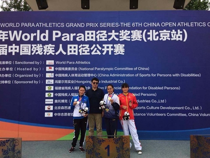 Vietnam third at Para Athletics Grand Prix