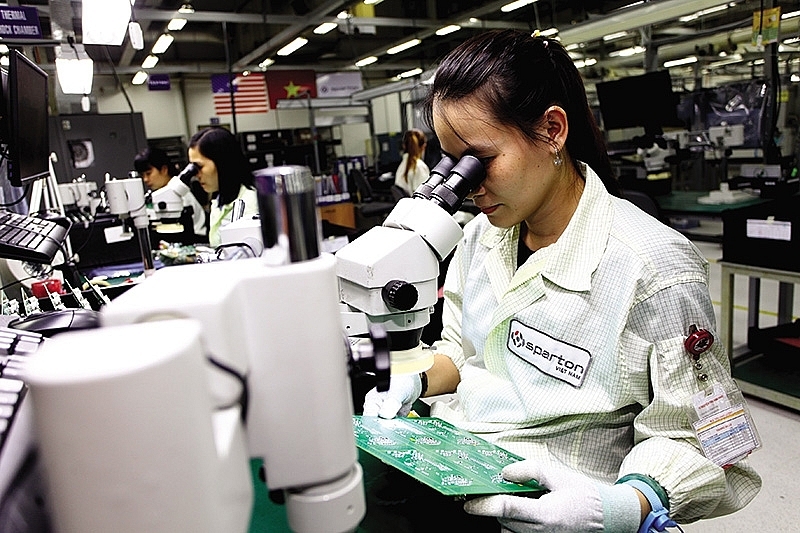 Industrial production on a high