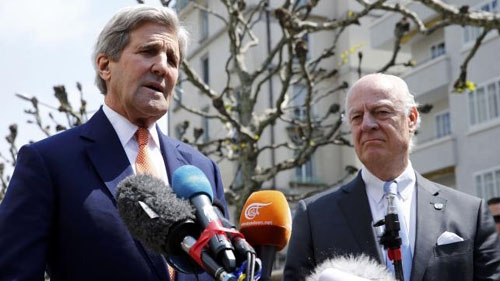 Kerry aims to extend truce to Syria's Aleppo as ceasefire unravels