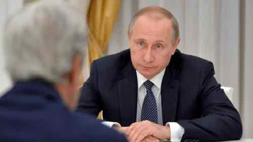 Kerry meets with Putin about cooperating against IS in Syria